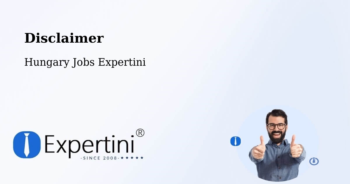 Disclaimer – Baja - Hungary Jobs Expertini